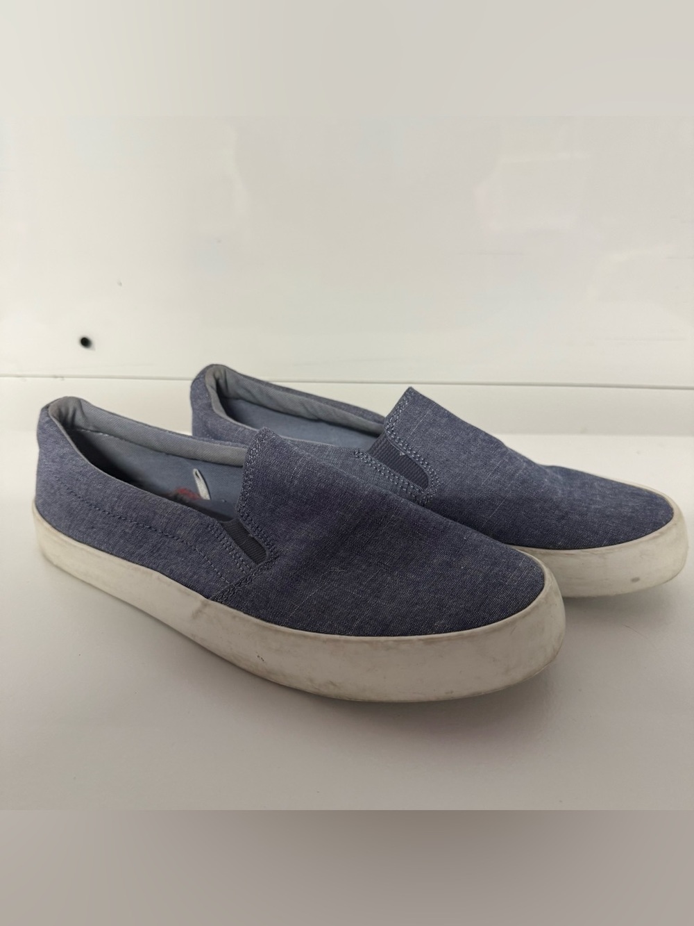GAP Women Slip-On Canvas Loafers in Denim Blue